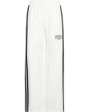 Gaelle Paris Trousers Cotton, Polyamide, Elastane - White