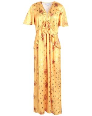 Never Fully Dressed Midi Dress - Metallic