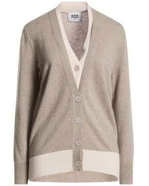 Alpha Studio Strickjacke - Natur