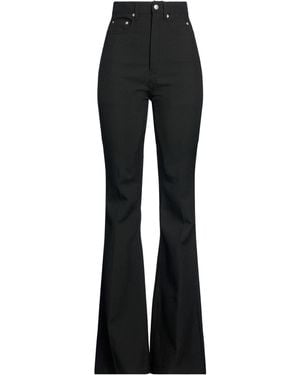 Rick Owens Pants Virgin Wool - Black
