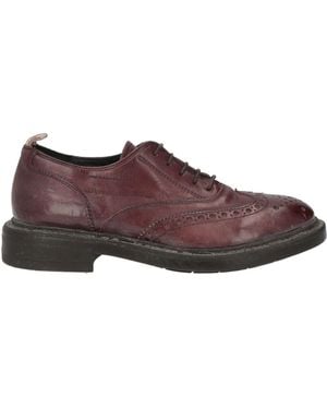 Moma Chocolate Lace-Up Shoes Leather - Brown
