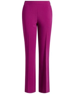 Kocca Mauve Pants Polyester, Viscose, Elastane - Purple