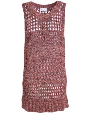 Nenette Sweater Viscose, Metallic Polyester - Red