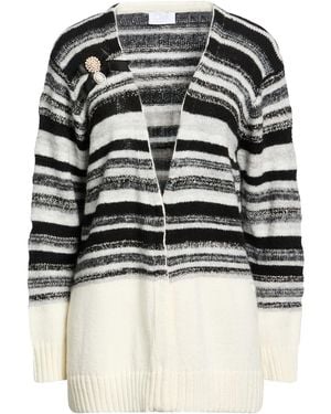 Clips More Cardigan Acrylic, Polyester, Cotton, Synthetic Fibres, Wool - Black