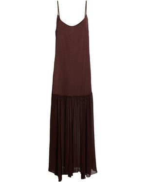 ViCOLO Chocolate Maxi Dress Viscose - Purple