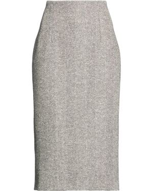Kiton Midi Skirt Cashmere - Gray