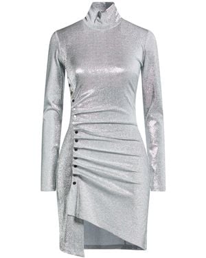 Rabanne Mini Dress Viscose, Polyester, Elastane - Grey