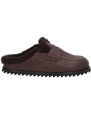 Officine Creative Mules & Clogs Shearling - Brown