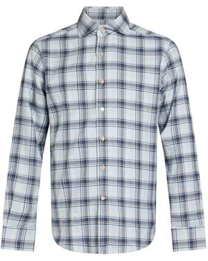 Alessandro Gherardi Shirt Cotton, Virgin Wool - Blue