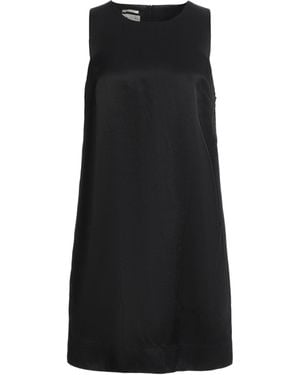 ALESSIA SANTI Mini Dress Viscose, Linen - Black