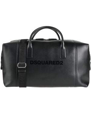 DSquared² Duffel Bags Leather - Black