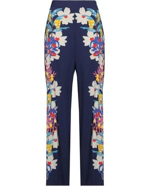Maison Common Pants Viscose, Lycra - Blue