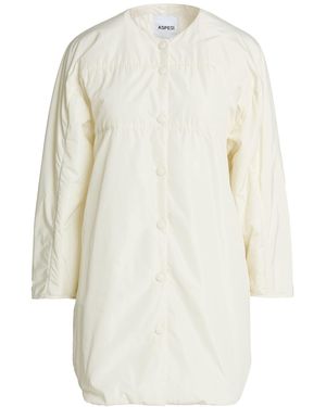 Aspesi Overcoat & Trench Coat Polyester - White