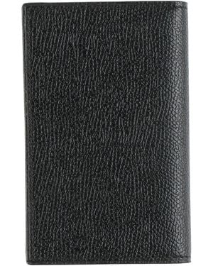 Valextra Document Holder Leather - Black