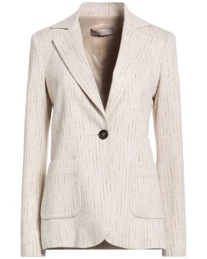 D.exterior Blazer Viscose, Cotton, Polyester, Polyamide, Elastane - Natural