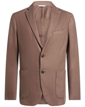 Boglioli Blazer Cashmere, Virgin Wool, Polyester - Brown