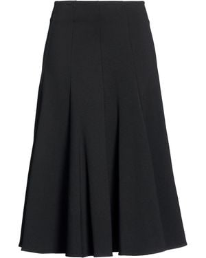 MEIMEIJ Midi Skirt Viscose, Polyamide, Elastane - Black
