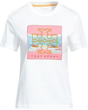 Tory Sport T-Shirt Cotton, Polyester - White