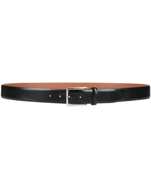Santoni Belt Leather - Black