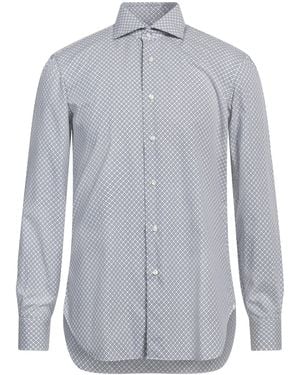 Barba Napoli Culto Azure Shirt Cotton - Blue