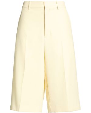Ami Paris Shorts & Bermuda Shorts Virgin Wool - Natural