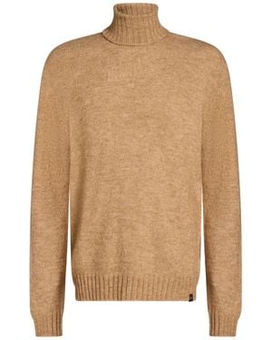 Colmar Sand Turtleneck Acrylic, Mohair Wool, Wool, Elastane - Natural