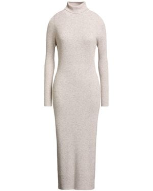 D.exterior Midi Dress Viscose, Merino Wool, Polyamide, Silk - Gray