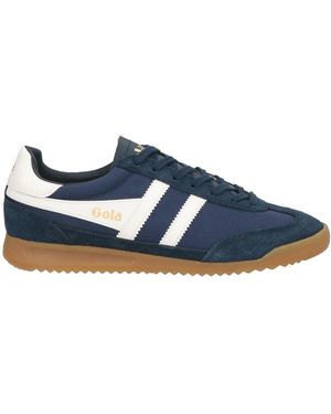 Gola Trainers Leather, Textile Fibres - Blue