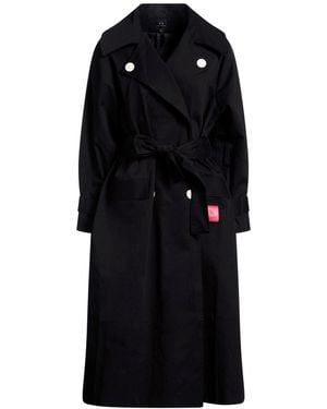 ARMANI EXCHANGE Overcoats & Trench Coats - Black