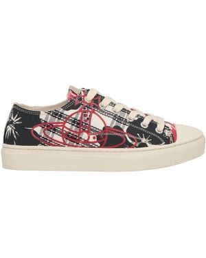 Vivienne Westwood Cream Trainers Textile Fibres - Pink