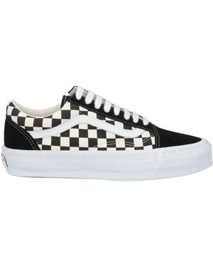 Vans Sneakers Leather, Textile Fibers - White