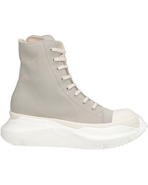Rick Owens Trainers Textile Fibres, Leather - White