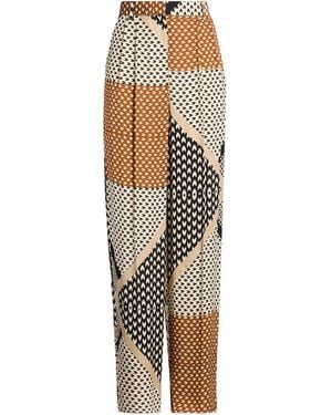 Barbara Bui Camel Pants Viscose - Metallic