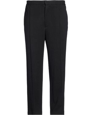 Officine Generale Trousers Wool, Cotton, Polyamide - Black