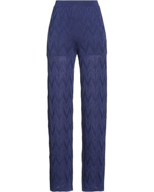 Missoni Missoni Pants Viscose, Wool, Polyamide, Elastane - Blue