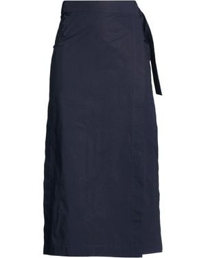 Barena Midnight Midi Skirt Cotton, Elastane - Blue