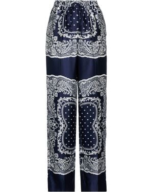 Sandro Pants Polyester - Blue