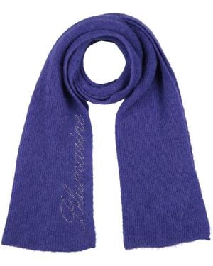 Blumarine Scarf Mohair Wool, Alpaca Wool, Polyamide - Blue