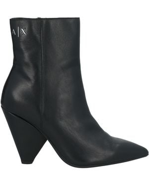 ARMANI EXCHANGE Ankle Boots - Black