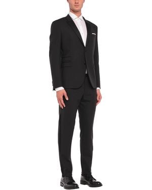 Neil Barrett Suit Polyester, Virgin Wool, Elastane - Black