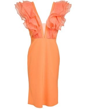 No Secrets Vestido midi - Naranja