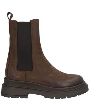 Ovyè Ankle Boots Leather - Brown