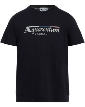 Aquascutum Midnight T-Shirt Cotton - Black