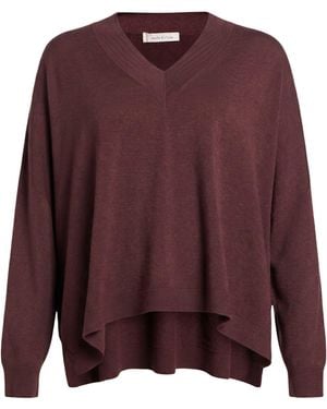 Manila Grace Jumper Viscose, Polyester, Polyamide - Purple