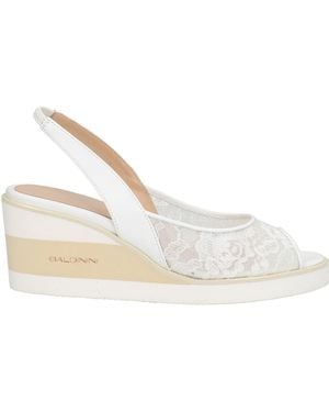 Baldinini Sandals Textile Fibers, Leather - Natural