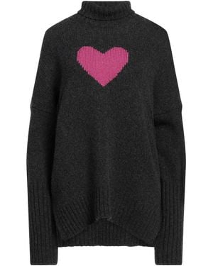 Zadig & Voltaire Charcoal Turtleneck Merino Wool - Black