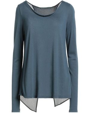 Transit Par-Such Slate T-Shirt Viscose, Elastane - Blue