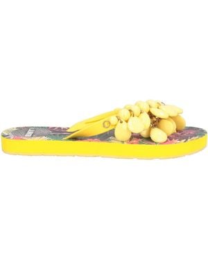 La Water Thong Sandal Rubber - Yellow