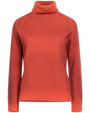 Aragona Turtleneck Wool, Cashmere - Red
