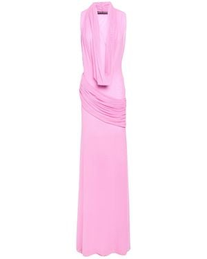 David Koma Maxi Dress Polyamide, Elastane - Pink